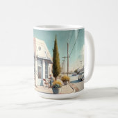 カフェインマルファテキサス州 コーヒーマグカップ (正面右)