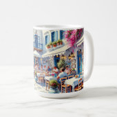 カフェインミコノスギリシャ コーヒーマグカップ (正面右)