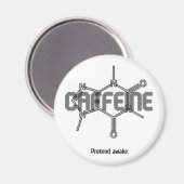 カフェインモレキュラーマグネット マグネット (正面/裏面)