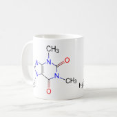 カフェインモレキュール コーヒーマグ コーヒーマグカップ (正面左)