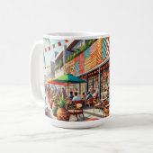 カフェインラゴスナイジェリア コーヒーマグカップ (正面左)