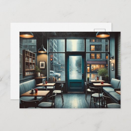 カフェインレインシアトル ポストカード (正面/裏面)