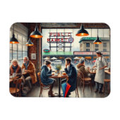 カフェインレインシアトル マグネット (横)