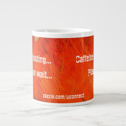 カフェインローディングテラコテージマグ ジャンボコーヒーマグカップ (正面)