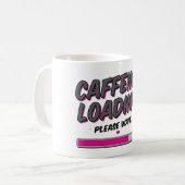 カフェインロード中 コーヒーマグ コーヒーマグカップ (正面左)