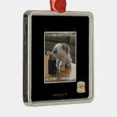 カフェイン中毒ではない メタルオーナメント (右)