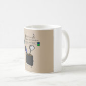 カフェイン中毒 コーヒーマグカップ (正面右)