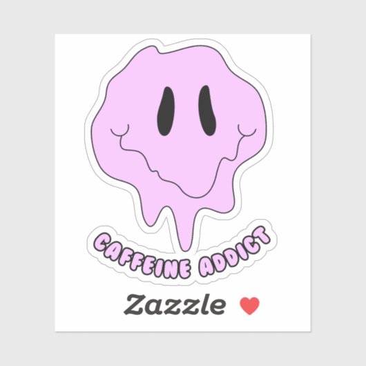 カフェイン中毒 シール (シート)