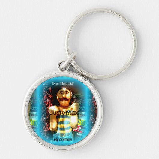 カフェイン中毒Thunder_Cove キーホルダー (正面)