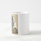 カフェイン入りで戦闘可能な愛国的なコーヒーマグ コーヒーマグカップ (中央)