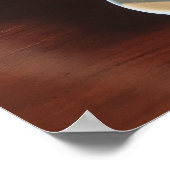 カフェイン入りのフランス語:バークスが始まる前の豆 ポスター (角)