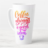 カフェイン入りの真実 カフェラテマグ (左アングル)