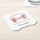 カフェイン入りカスートモスクラブ ペーパーコースター (アングル)