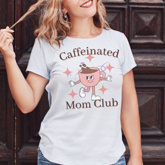 カフェイン入りママ倶楽部、コーヒーママ Tシャツ
