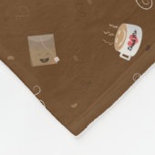 カフェイン入りワールド（パターン） フリースブランケット (角)