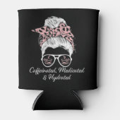 カフェイン入り薬効の水和ムズミカンヒョウ 缶クーラー (正面)