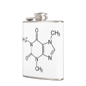 カフェイン分子化学コーヒー原子 フラスク (左)