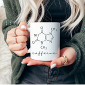 カフェイン分子化学構造 マグカップ