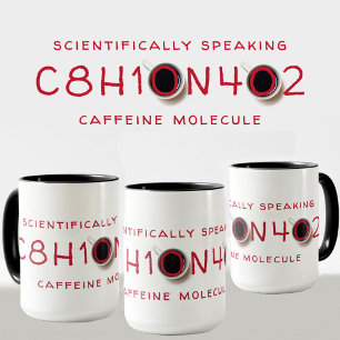 カフェイン分子式 マグカップ