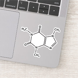 カフェイン分子構造 シール