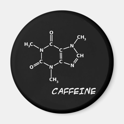 カフェイン分子磁石 マグネット (正面)