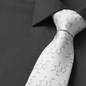 カフェイン分子科学 ネクタイ