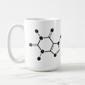 カフェイン分子 コーヒーマグカップ (左)