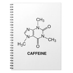 カフェイン分子 ノートブック