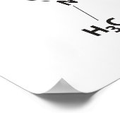 カフェイン分子 ポスター (角)