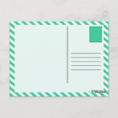 カフェイン分子 ポストカード (裏面)