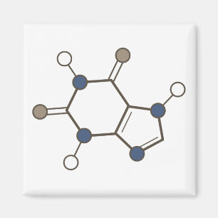 カフェイン分子 マグネット