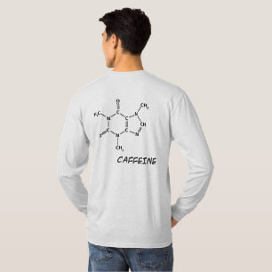 カフェイン分子 Tシャツ