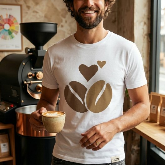 カフェイン分子Tシャツ コーヒー愛好家 化学 Tシャツ
