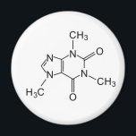 カフェイン化学式コーヒー化学元素 マグネット<br><div class="desc">カフェイン化学式コーヒー化学元素</div>