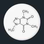 カフェイン化学式コーヒー化学元素 マグネット<br><div class="desc">カフェイン化学式コーヒー化学元素</div>