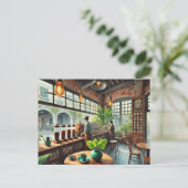 カフェイン台南 ポストカード (スタンド正面)