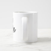 カフェイン女王ジャンボマグ ジャンボコーヒーマグカップ (裏面)