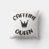 カフェイン女王 クッション (正面)