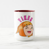 「カフェイン女王：一日を殺し、ティムで一口飲む マグカップ (中央)