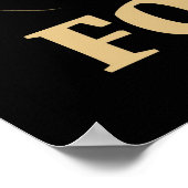 カフェイン好統一されたき ポスター (角)