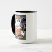 カフェイン幽霊(猫V3) マグカップ (正面左)