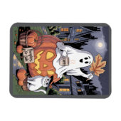 カフェイン幽霊(猫V3) マグネット (横)