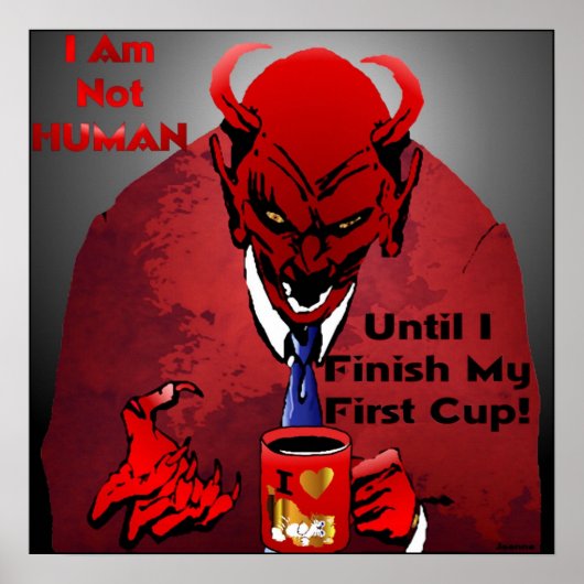 カフェイン悪魔 ポスター (正面)