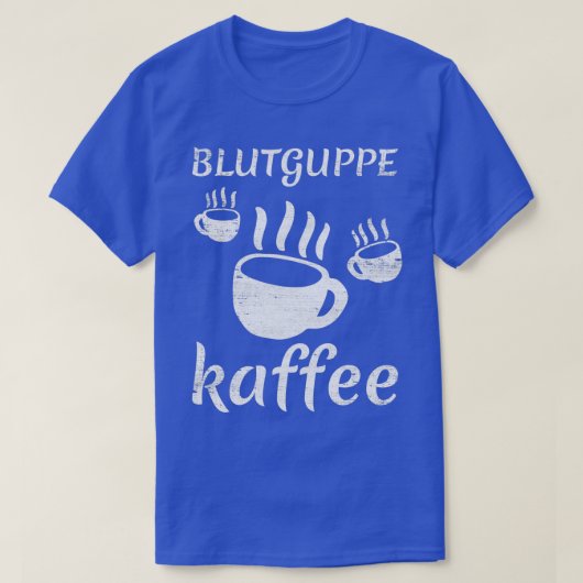 カフェイン愛好家に愛されるコーヒー25 Tシャツ (デザイン正面)