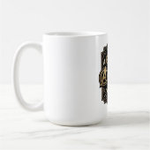 カフェイン摂取者よ集え! コーヒーマグカップ (左)