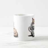 カフェイン最初のコーヒーのマグカップごたえのあるコーヒー愛好家 コーヒーマグカップ (中央)