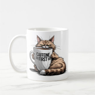 カフェイン最初のコーヒーのマグカップごたえのあるコーヒー愛好家 コーヒーマグカップ