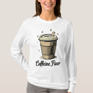 カフェイン注入 Tシャツ