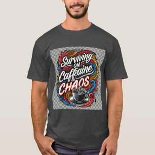 カフェイン生き延びとカオスについて Tシャツ