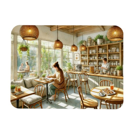 カフェイン花蓮 マグネット (横)